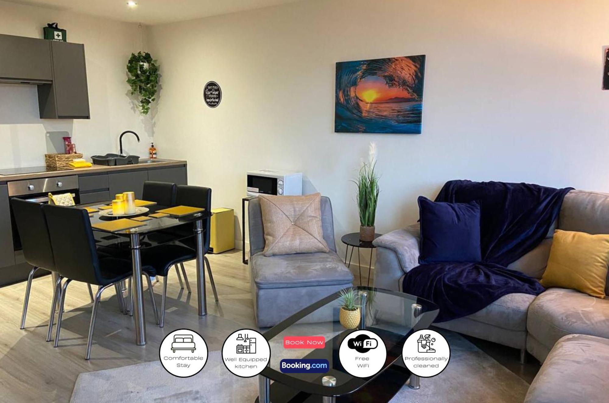 Centrally Located Cosy 2 Bed Duplex City Apartment By Green Haven Escapes In Bradford エクステリア 写真